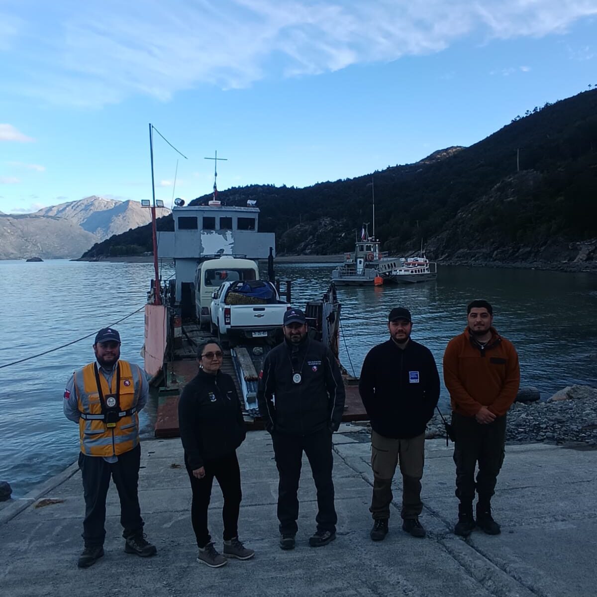 Barcaza «Integración» aprueba fiscalización del MTT y concreta un nuevo zarpe sin novedad en el Lago O’Higgins