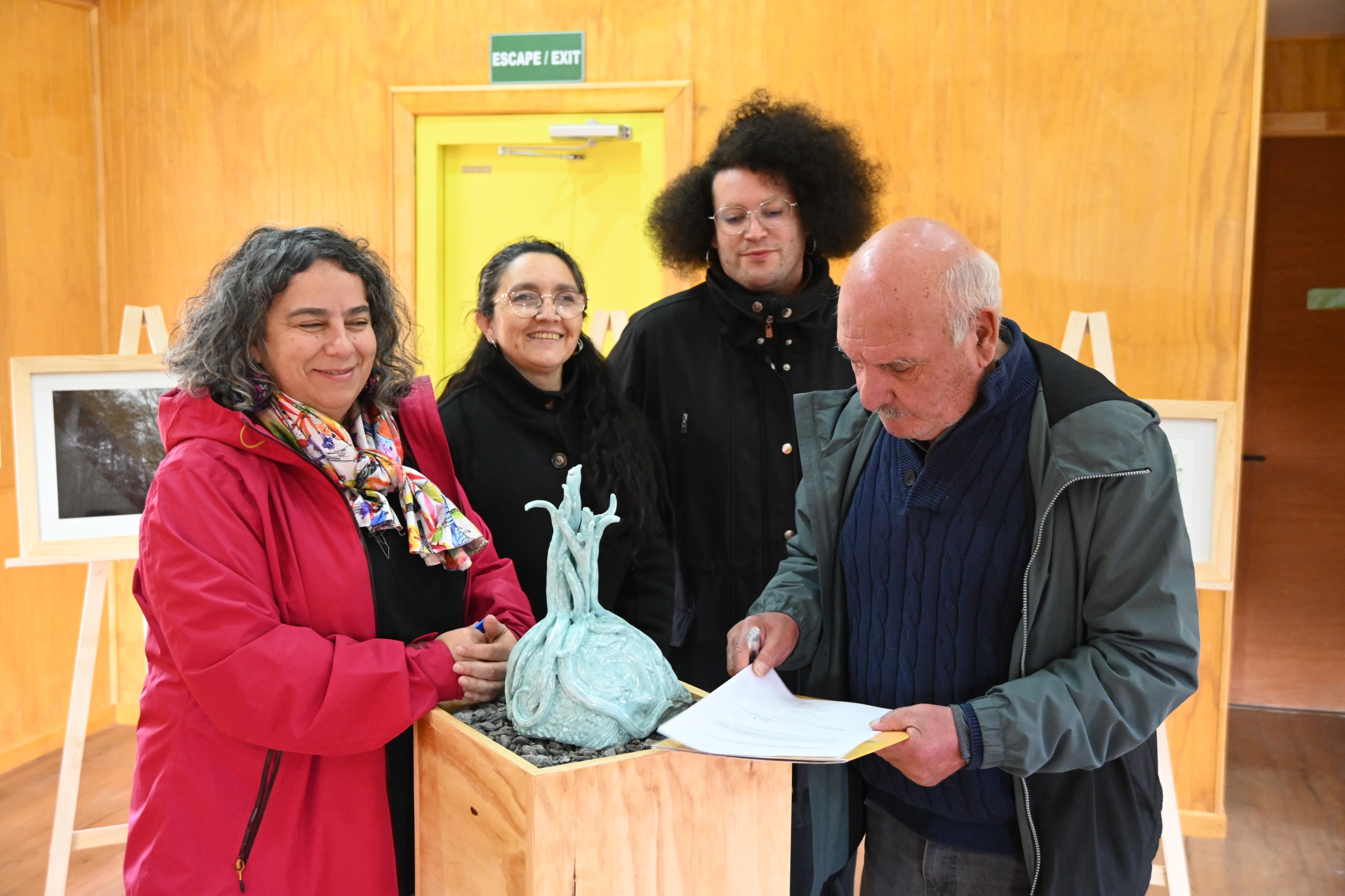 ​Obras del proyecto «Senderos Visuales» son entregadas al municipio de Villa O’Higgins para su futura exhibición en espacios públicos​