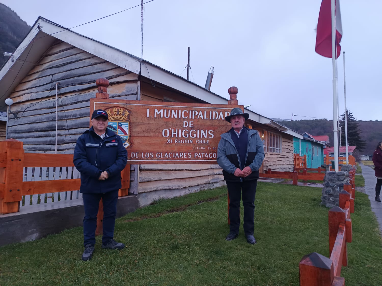 📍VISITA PROTOCOLAR DEL DIRECTOR REGIONAL DE SENAPRED A VILLA O’HIGGINS