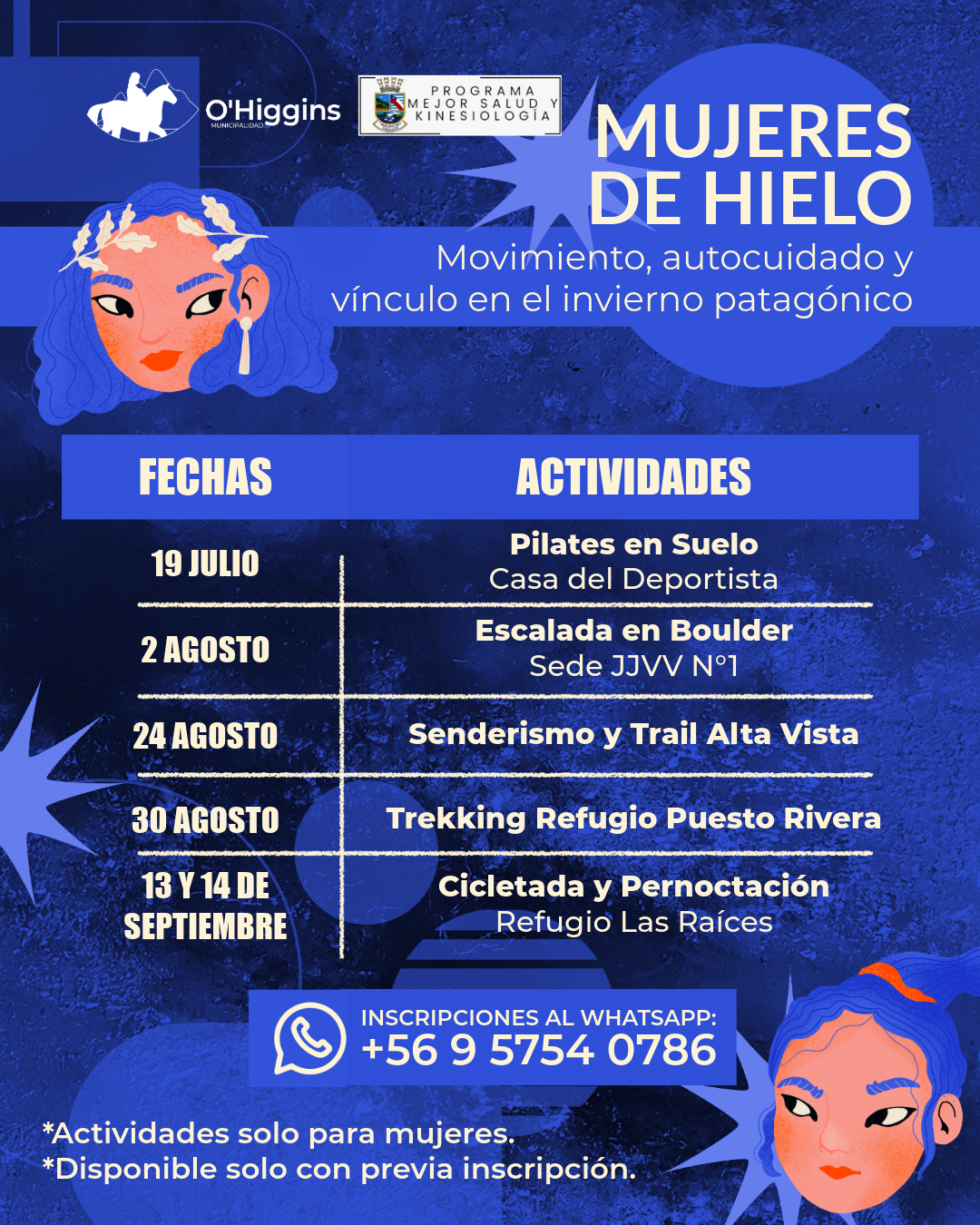Mujeres del Hielo: movimiento, autocuidado y vínculo en el invierno patagónico