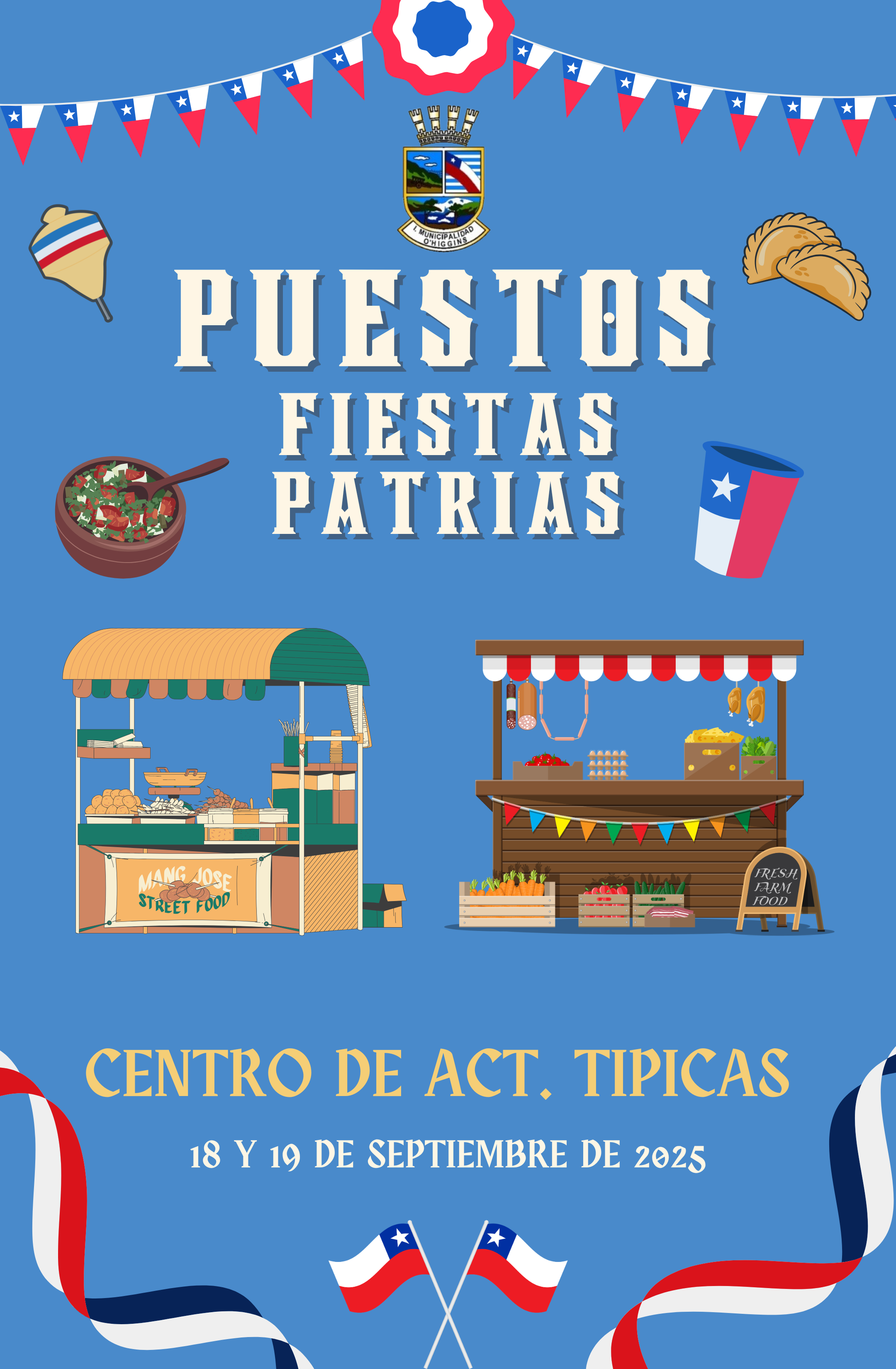  ¡Convocatoria Abierta – Puestos Fiestas Patrias 2025! 