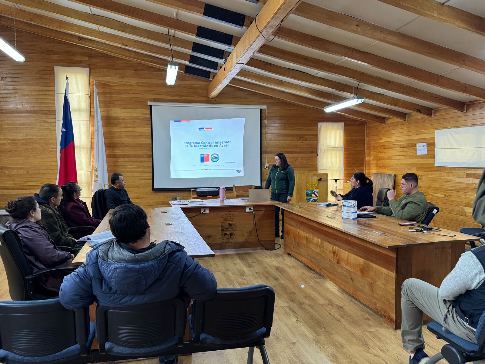 Municipalidad de O’Higgins coordina acciones junto a SAG y Seremi de Salud para combatir la Hidatidosis en la comuna.