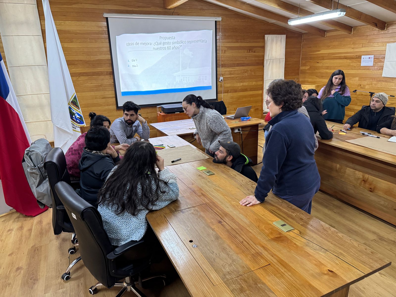 Con amplia participación ciudadana se realizó la primera jornada de planificación hacia el 60° Aniversario de Villa O’Higgins